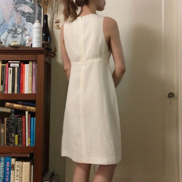 JIL SANDER WHITE DRESS - Picture 3 of 4
